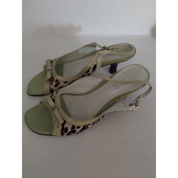 Franco Shoes - Franco Sarto Women's SZ 7.5 Faux Fur Sandals